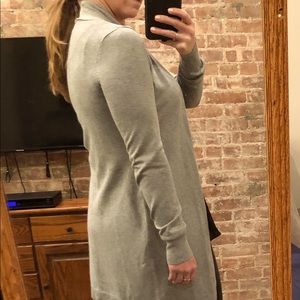 Survival open front cardigan, light grey